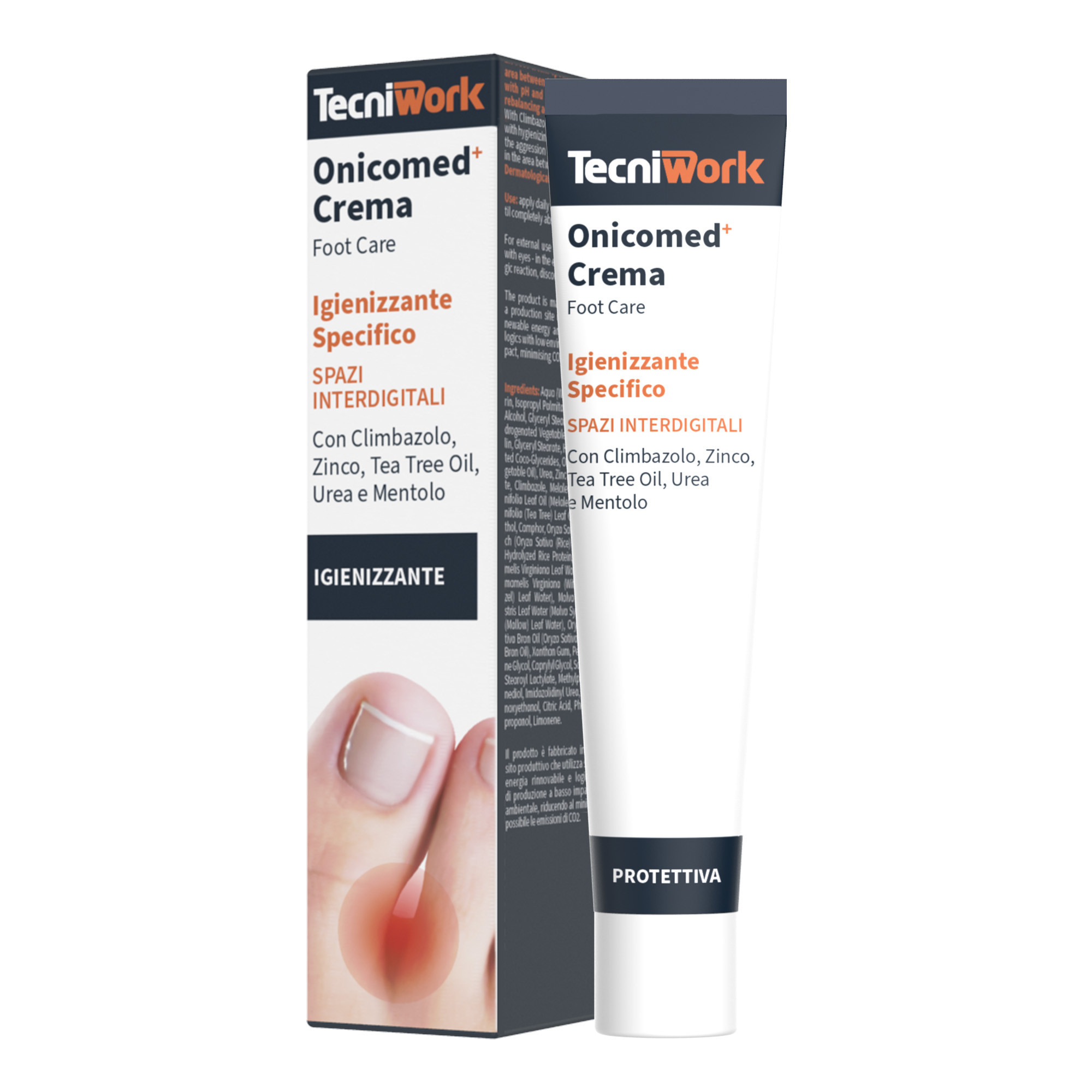 Crema igienizzante per spazi interdigitali e unghie dei piedi Onicomed+ 30 ml