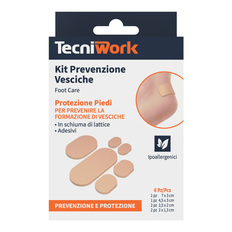 Kit cerotti per la prevenzione delle vesciche sui piedi 6 pz