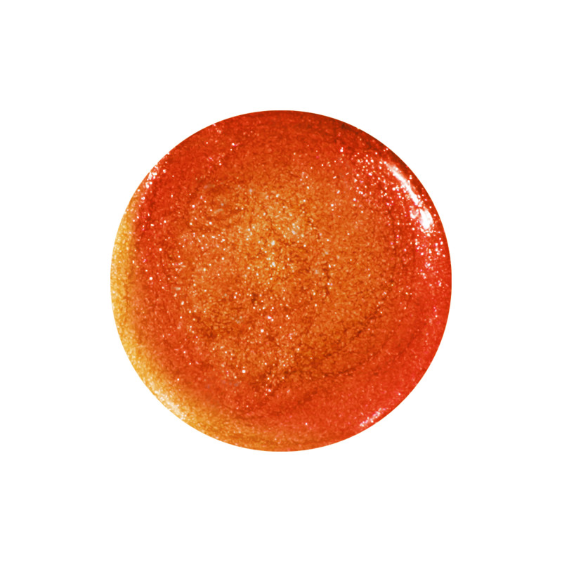 Smalto semipermanente arancione metallizzato Fiori d