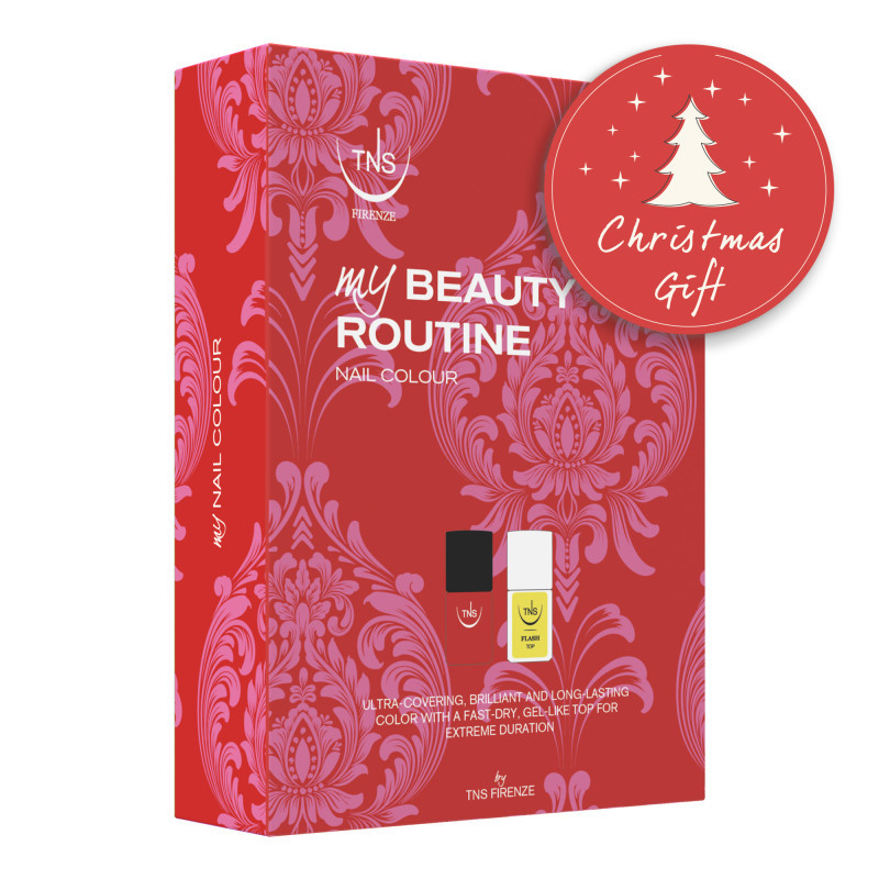 Cofanetto regalo Beauty Gift con Smalto Rosso e Flash Top Coat TNS